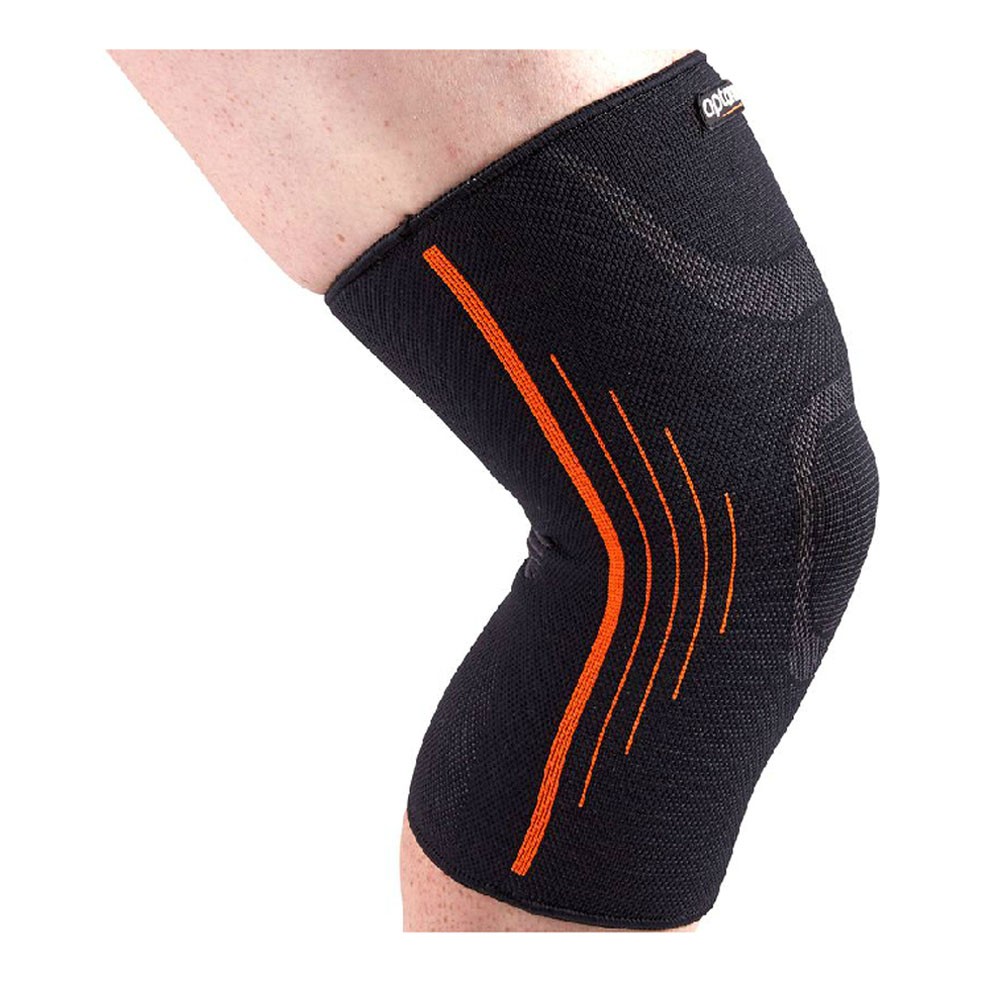 Premium Knee Support Sleeves Brace Pads for Sports Running (Pair) - Black