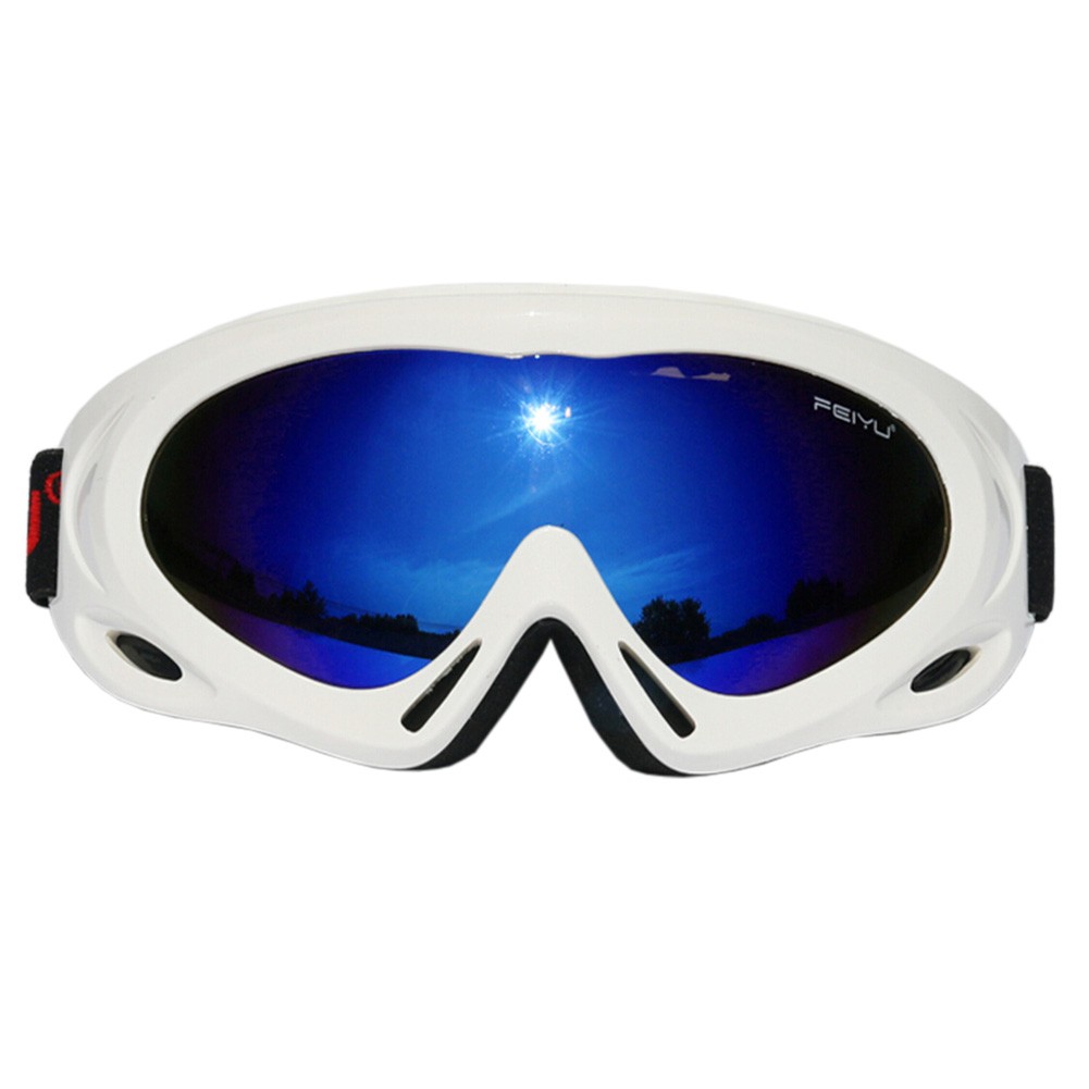 Sports Safety Sunglasses Antifog Eyewear Cycling Driving Skiing Goggles White
