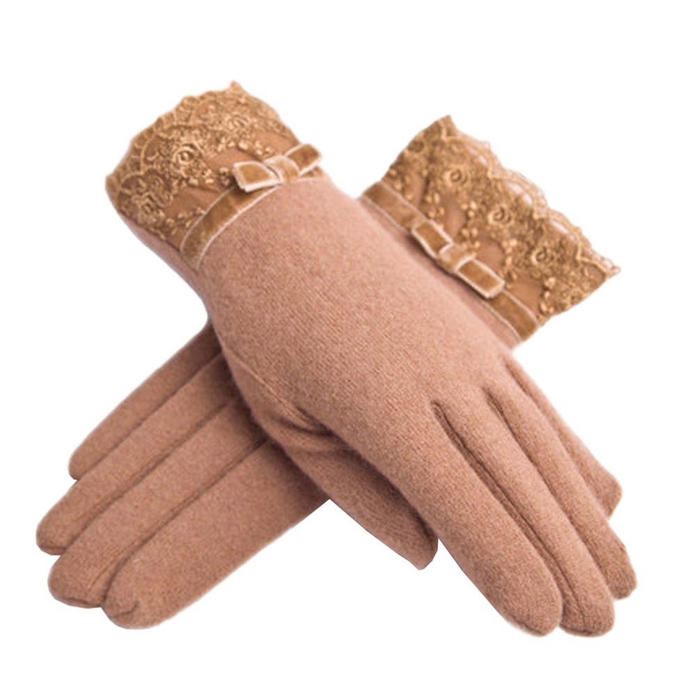Ladies Vintage Warm Glove/ High Quality Winter Gloves/ Women Glove