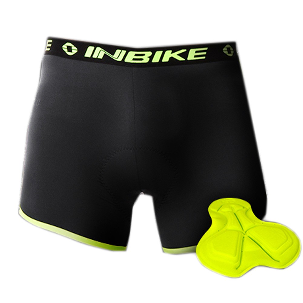 Men's 3-D Silicon Gel Cushion Pants Cycling Biking Short, (Waist: 28-30",Black)