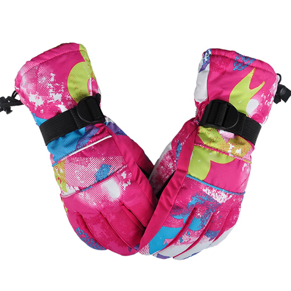 Winter Full Finger Biking/Snowboard/Riding Gloves Sports Gloves Rose