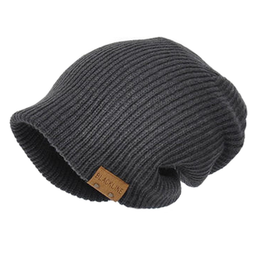 Unisex Beanie Hat Knit Winter Hats Skully Hat Ski Snow Cap, Grey