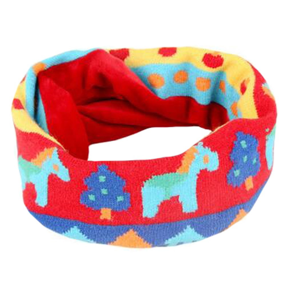 Toddler Kids Cute Knitted Loop Scarf Circle Round Scarves Neck Warmer, C