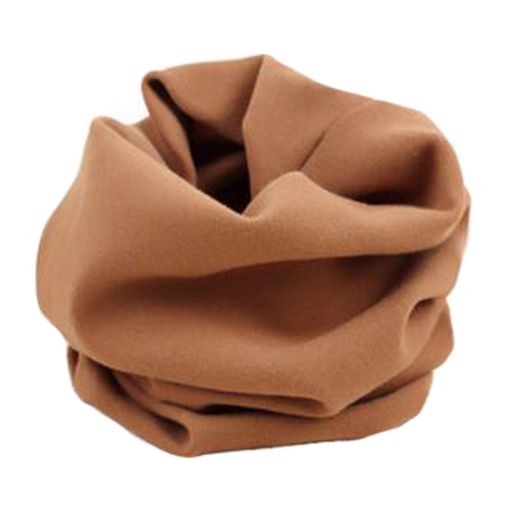 Comfortable Loop Scarf Round Circle Scarves Neck Warmer for Kids, Brown