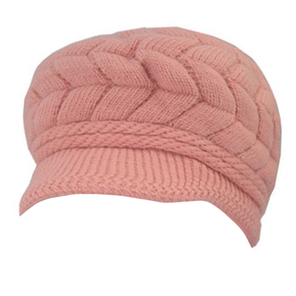 Winter Outdoors Windproof Snow Cap Super Warm Hat Thicken Villus Hat Pink
