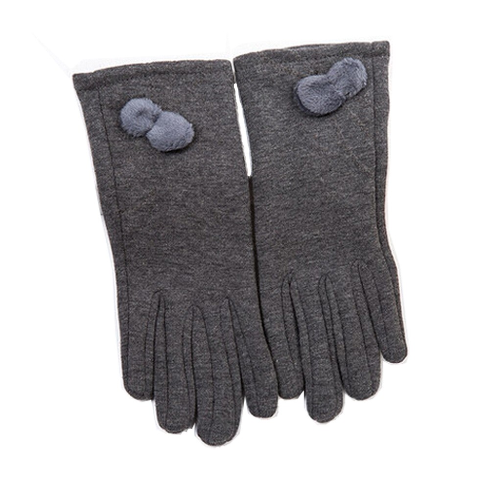 Women's Winter/fall Warm  fingertip Touchscreen wool Gloves,  gray