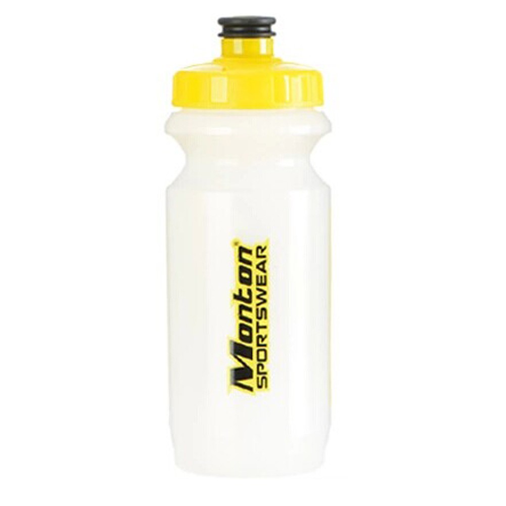 Wide Mouth Water Bottle Outdoor Bicycle Water Bottle (Yellow/White, 0.6L)