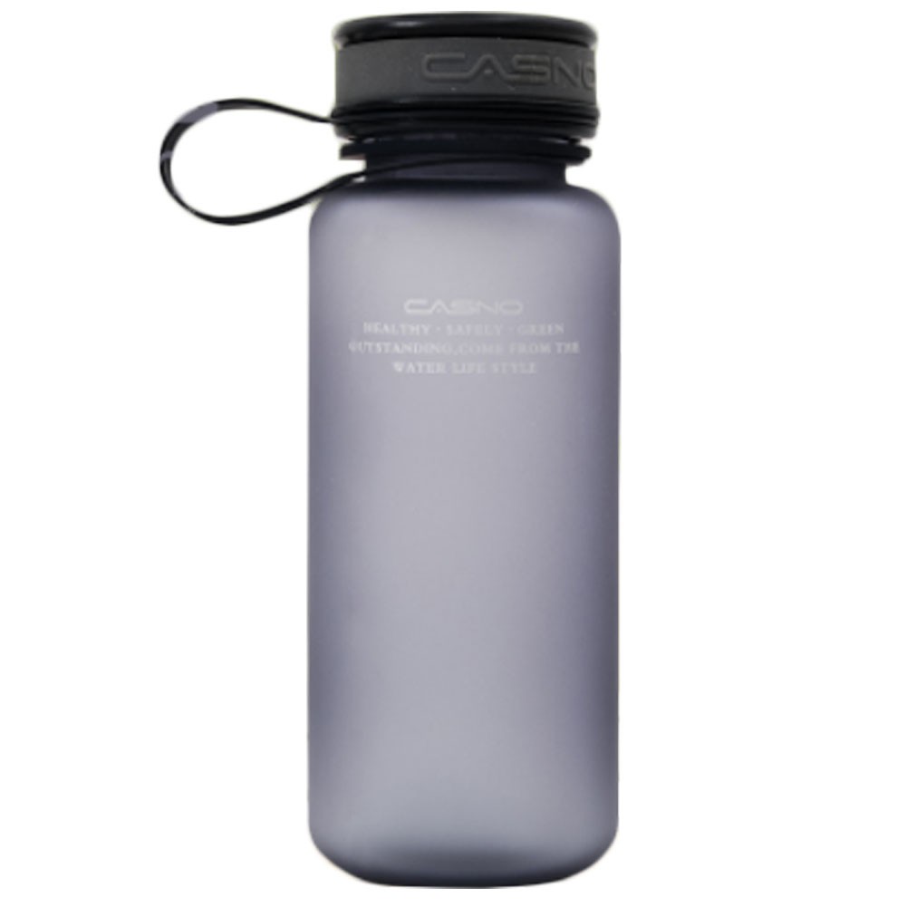 20-Ounce Minimalist Leakage-Proof Water Bottle with Carrying Strap,Frosted/Grey
