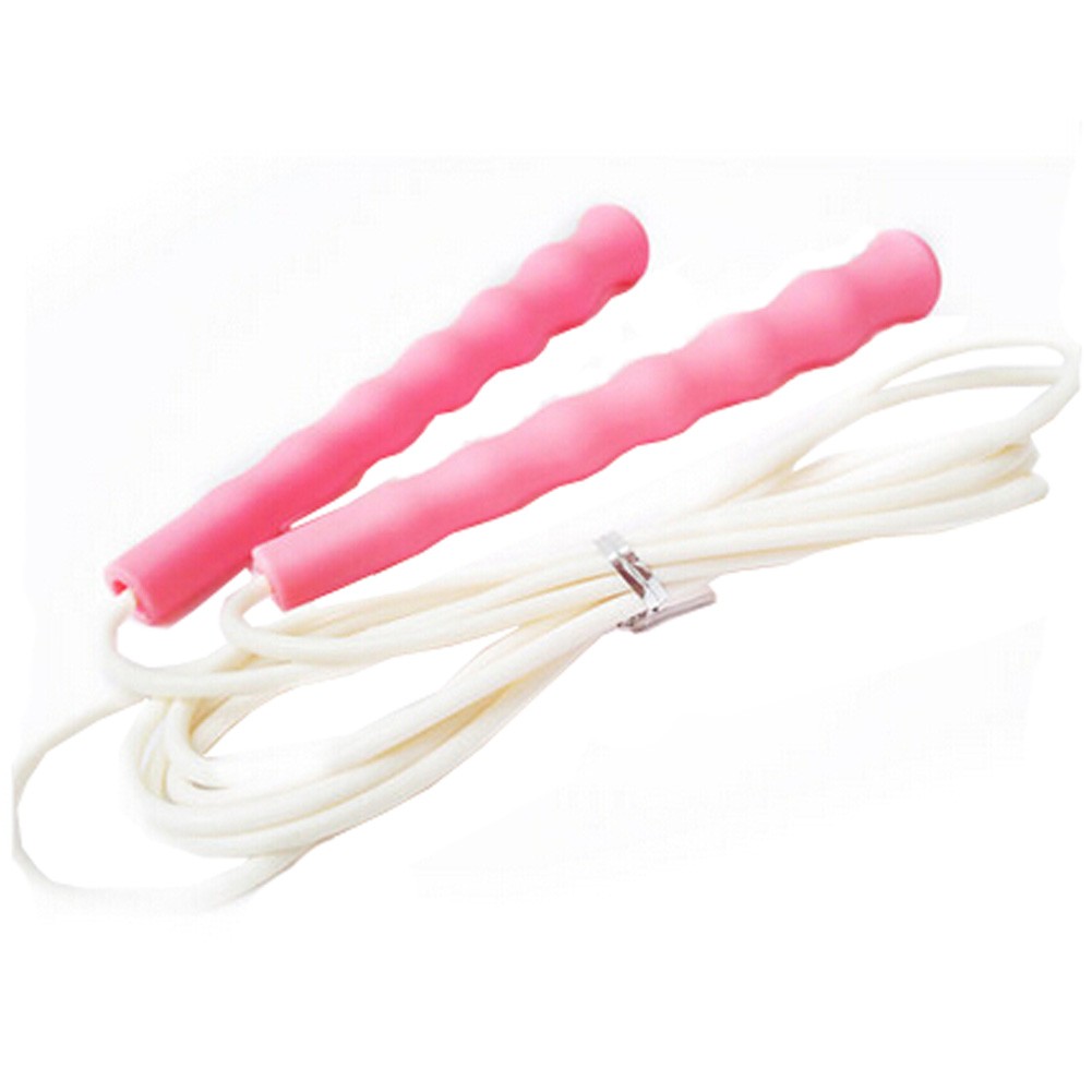 Children's Fitness Training  Lightweight Easily Adjustable Jump Rope,Pink