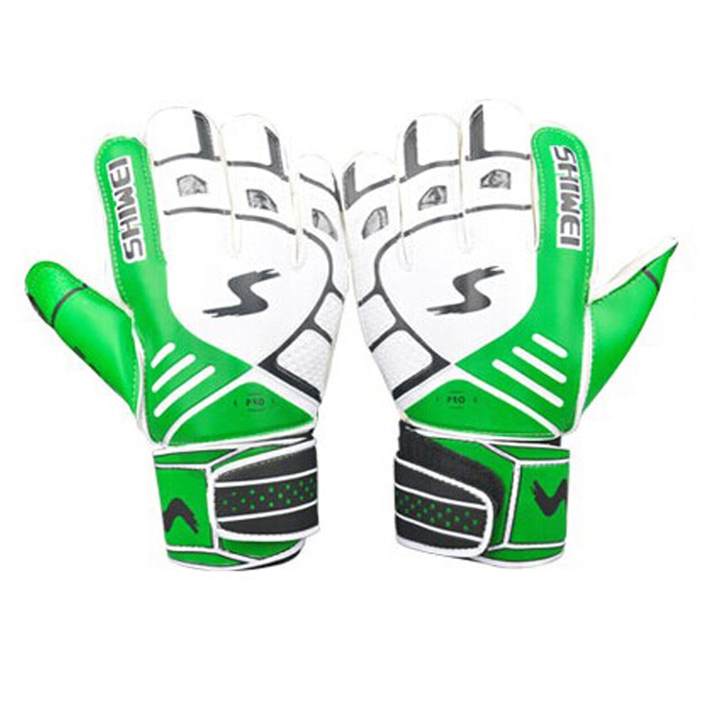 Cool Receiver Glove Latex Football Receiver Gloves for Adults, (White/Green, M)