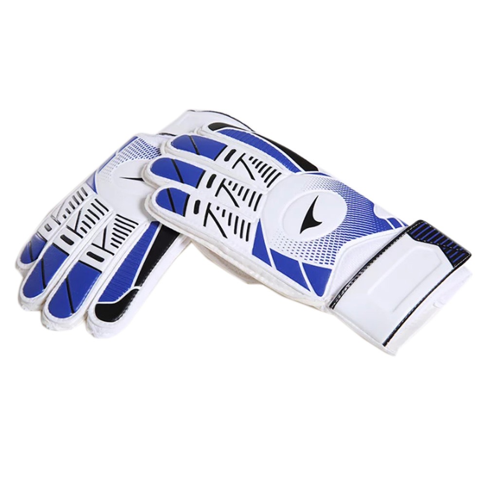 Professional Durable Adults Football Receiver Gloves, (Blue/White, M)