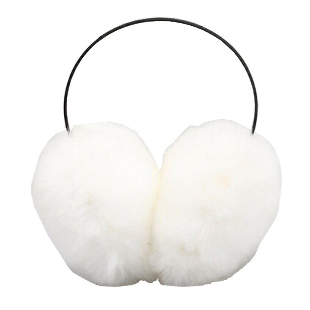 Fashion Plush Faux Fur Earmuffs Earwarmer Winter Accessory??white