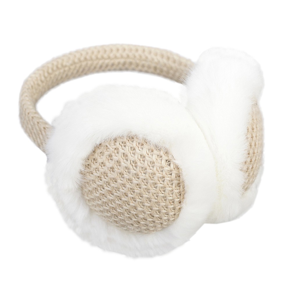 Simplicity Women's Knitted Plush Earmuffs For The Winter/ Soft And Warm  F