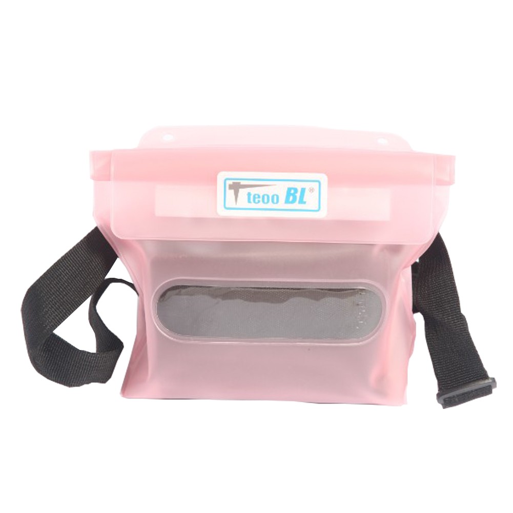 Pink High Quality Waterproof Pouch Waist Bag With Waist Strap For Beach/Fishing