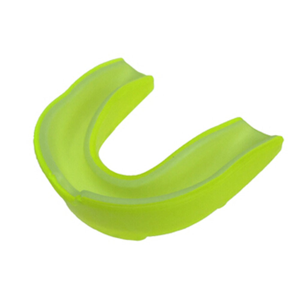 Adult Form  Strapless Single Mouthguard Teeth Protector,green