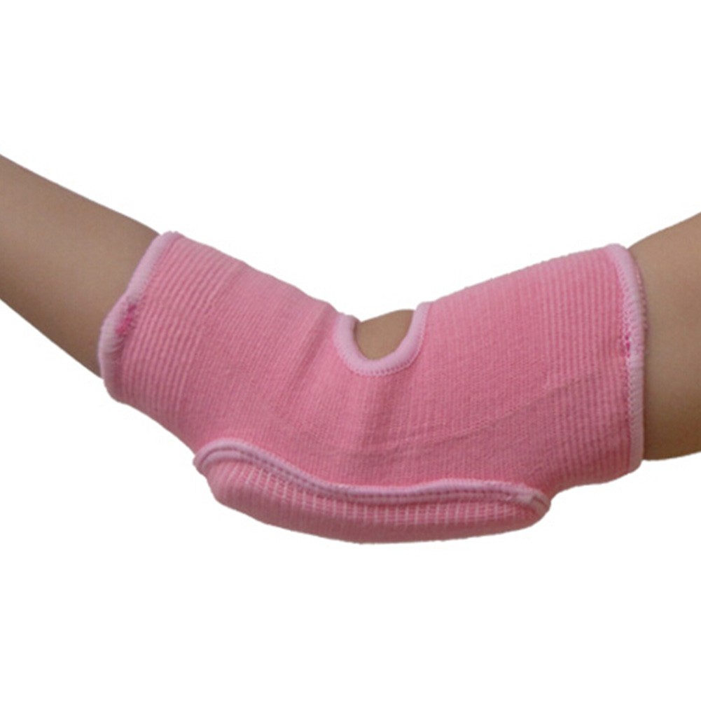2 PCS Elastic Elbow Support, Soft And Breathable Elbow Anti-collision Pink