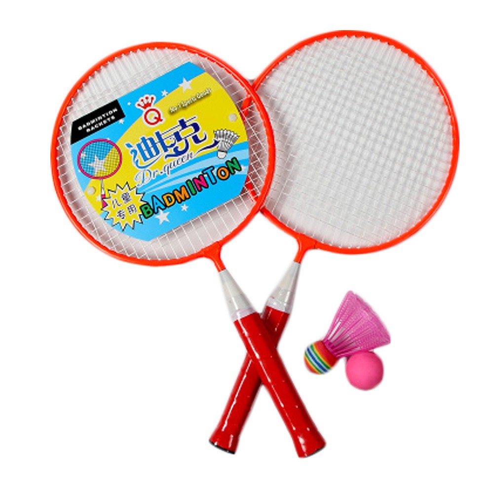 Kid's Badminton Sets Children Indoor/Outdoor Sports Toy Ball Game-Morange