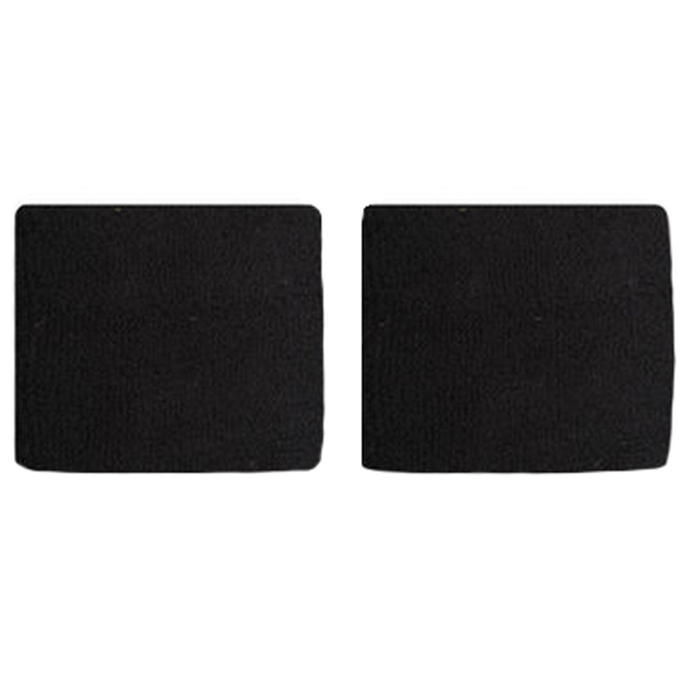 Pair of Elastic Wristbands Wrist Sweatband Brace Support for Sports, Black