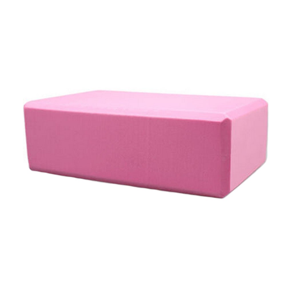 High Density Yoga Block Non-slip Blocks Bricks Yoga Mat Accessory Sports - Pink