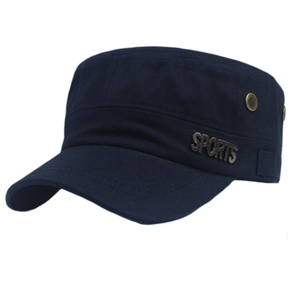 Perfect Flat Cap Baseball Caps Flexfit Hat Cabbie Hats, Navy Blue