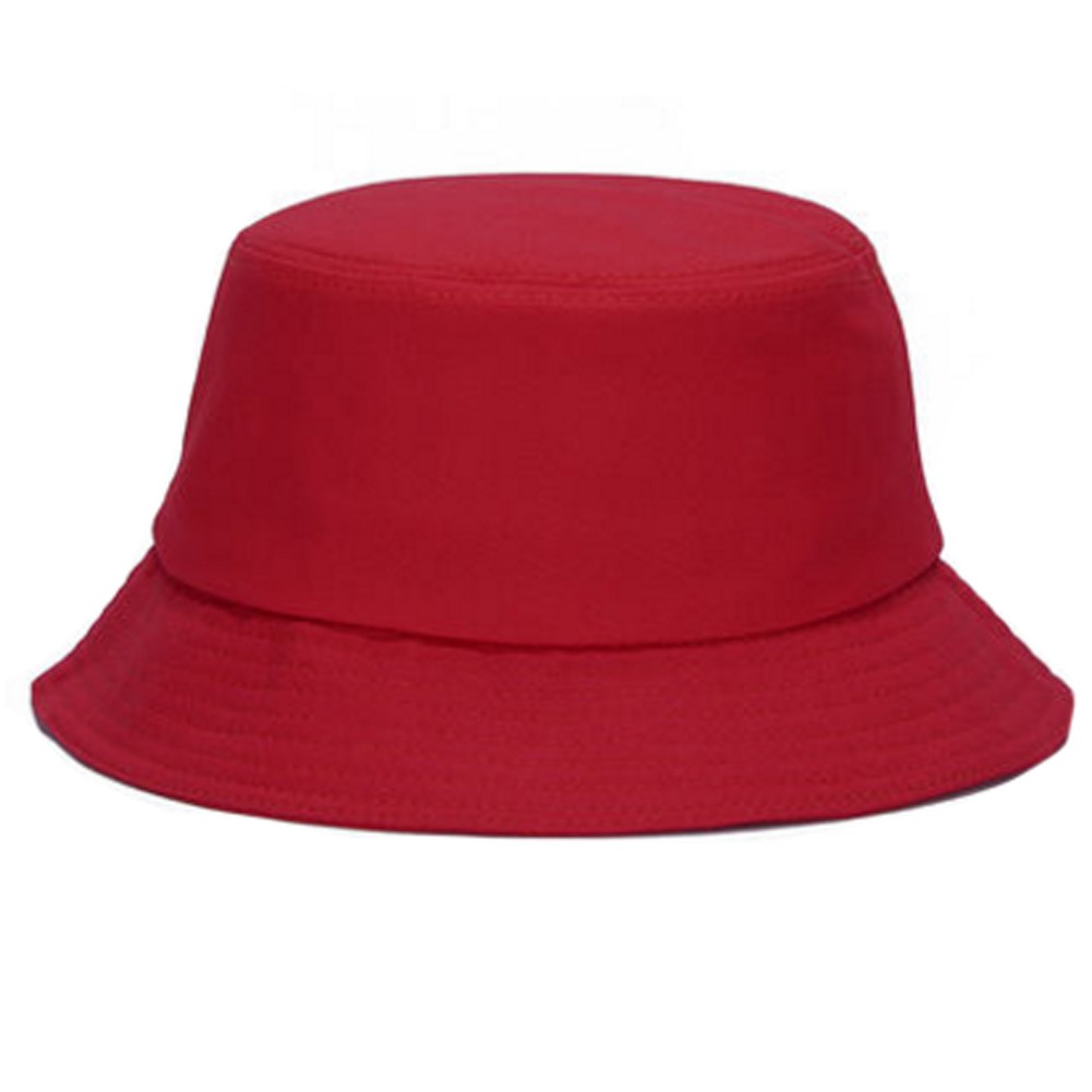 Outdoor Sports Hiking Fishing Hat Bucket Hat Sun Hats Summer Cap, Red