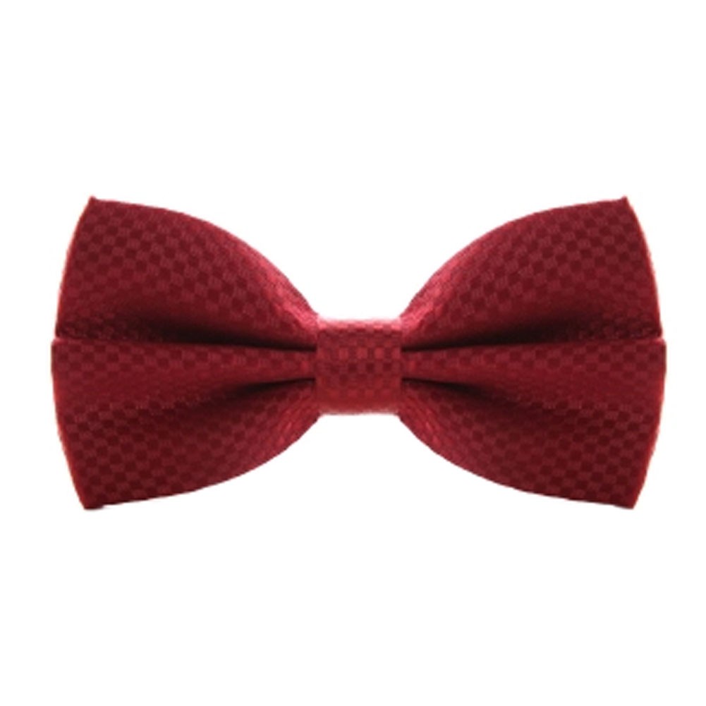 Premium Bow Tie Bowtie Bowties Ties for Mens/Boys/Kids Wedding/Parties - Wine