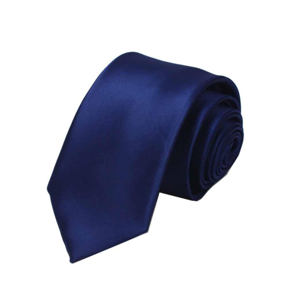 Simple&Chic Men's Business Ties Formal Necktie with Gift Box,Navy