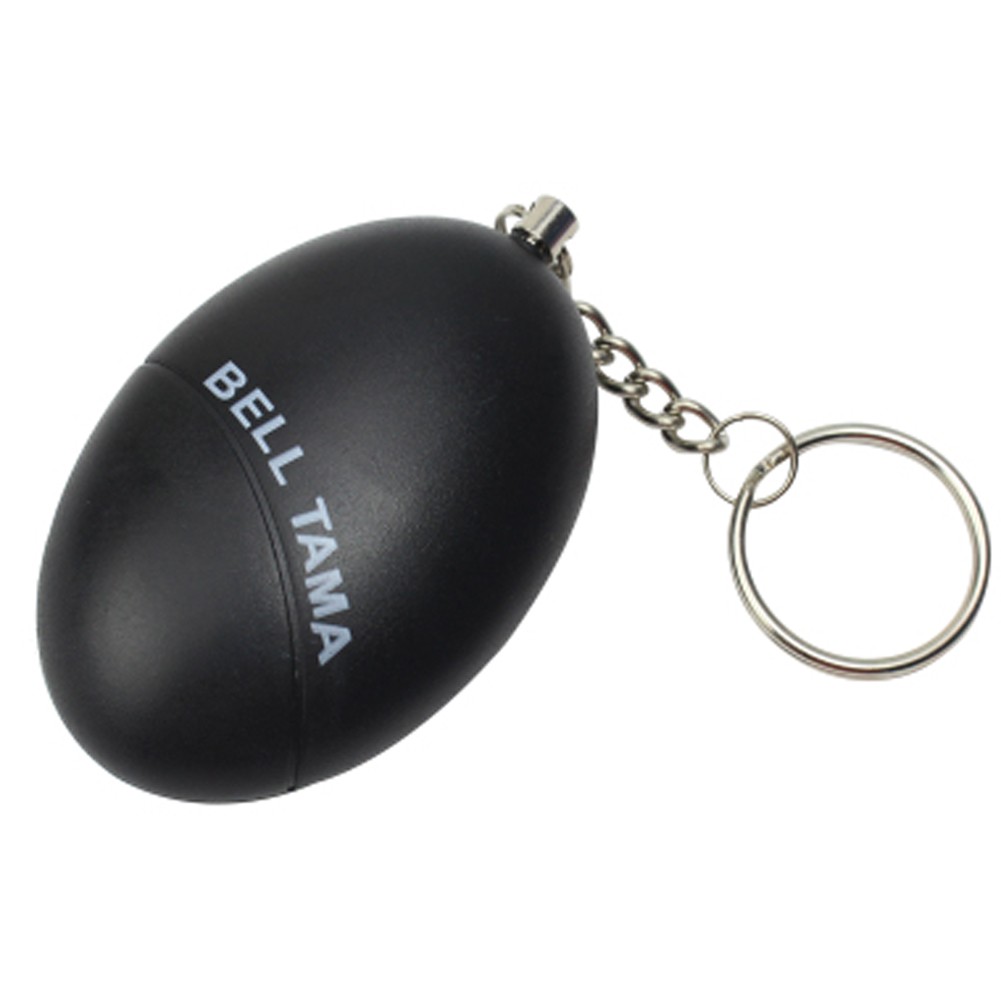 Womens/Kids Emergency Self-Defence Personal Security Keychain Alarm, Black