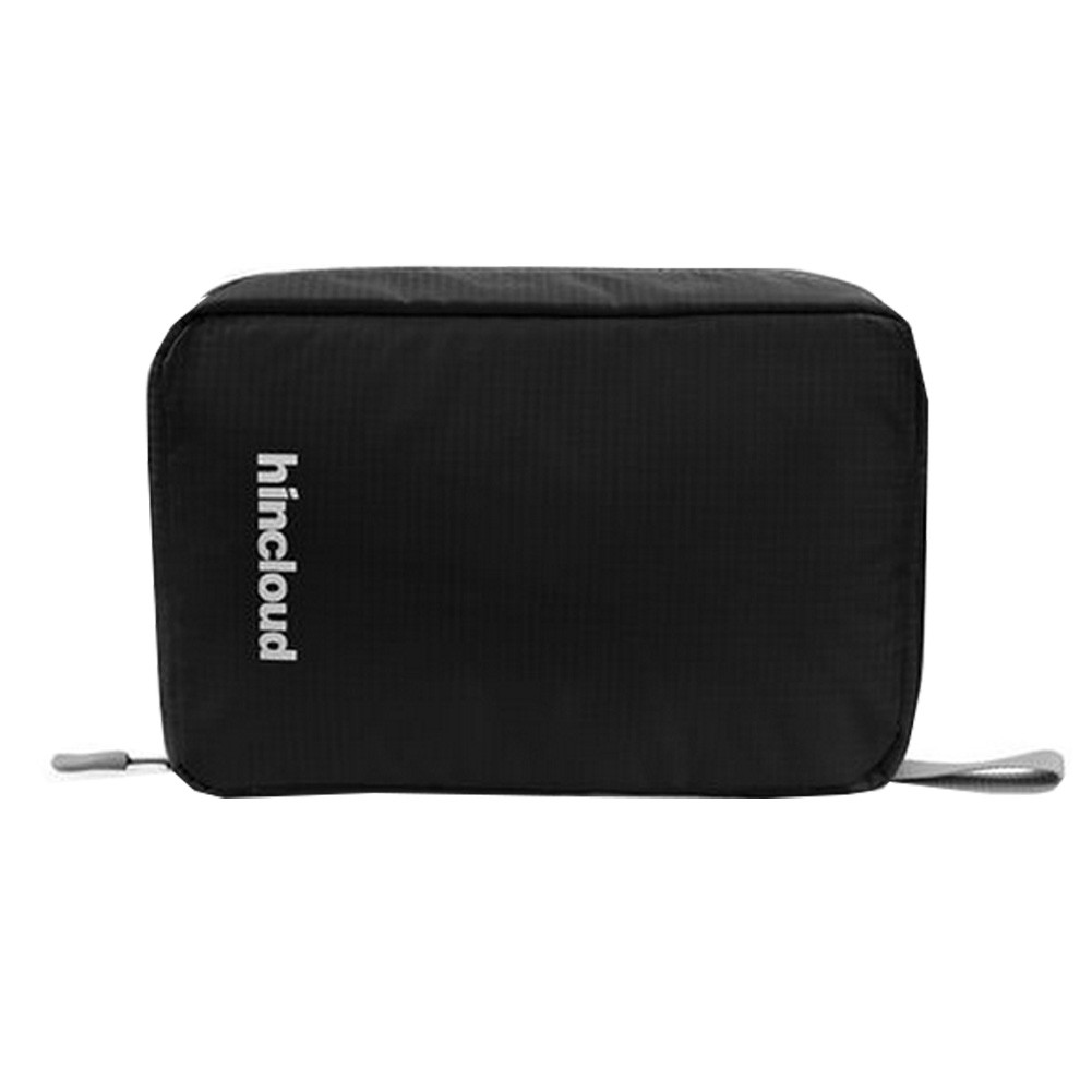 Suspensibility Waterproof Cosmetic Bag Wash Gargle Bag for Travel,Black