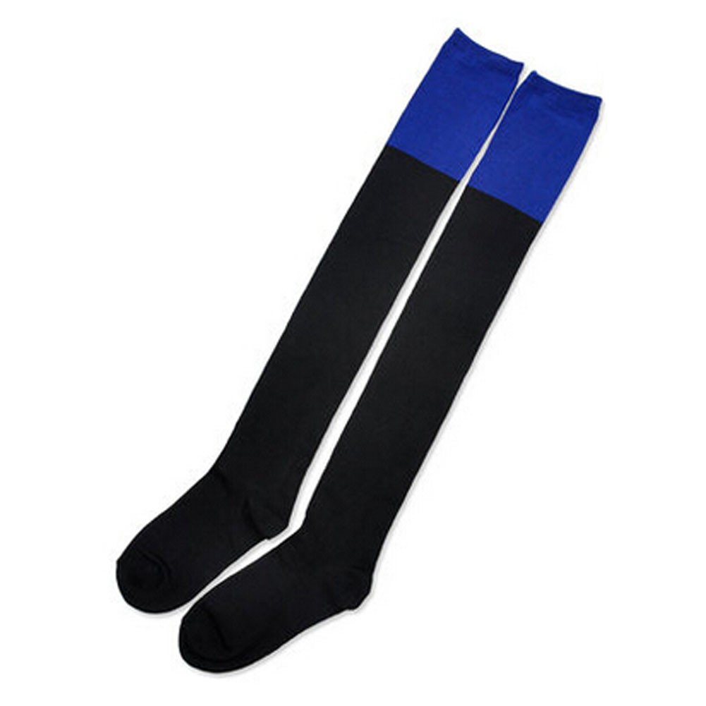 Beautiful Stockings black/blue Fashion Over Knee For Grils High Socks