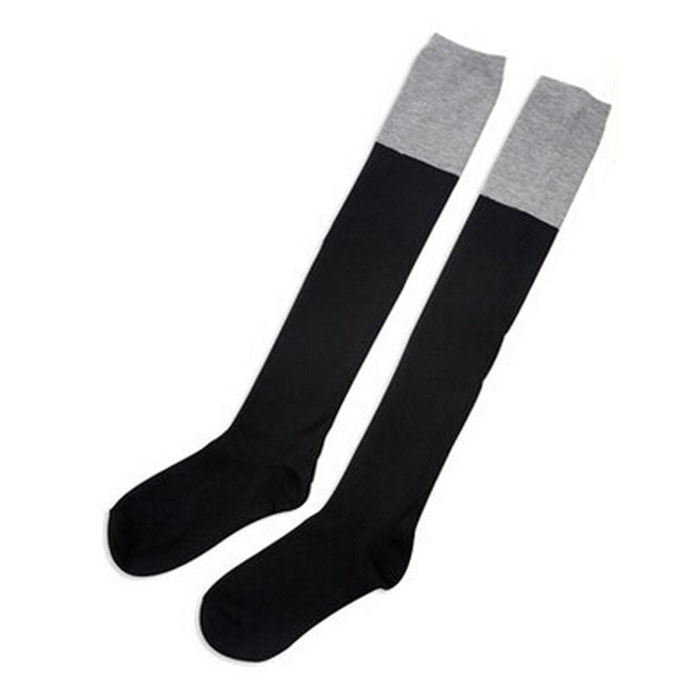 Grils Over Knee Beautiful black/gray Fashion Stockings High Socks