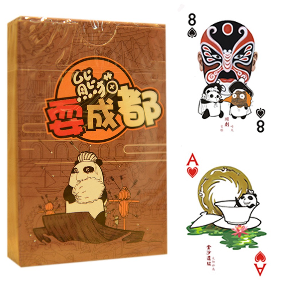 Creative Playing Cards, Poker Cards, Panda Goes To ChengDu