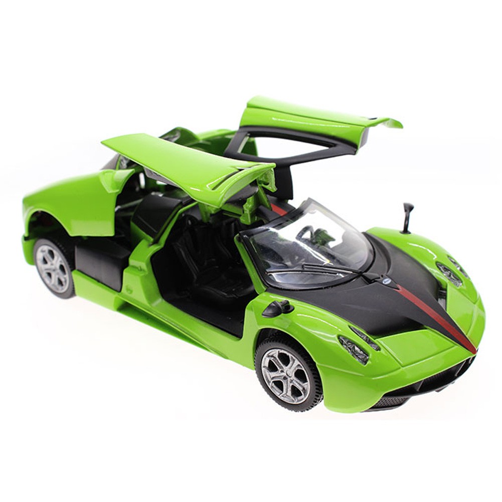 Simulation Model Acousto-Optic Alloyed Car Model 1/32 Green