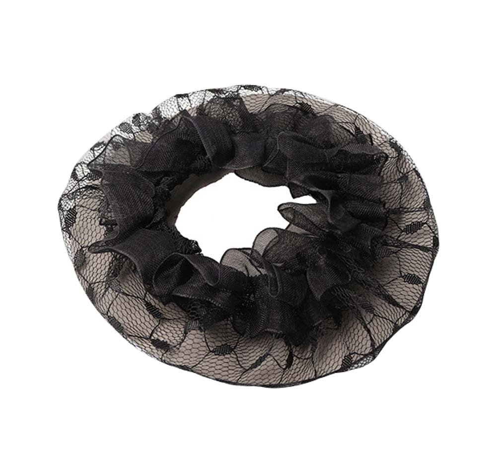 Children Girls Ballet Bun Hair Nets Hair Styling Accessories 10 pieces, BLACK
