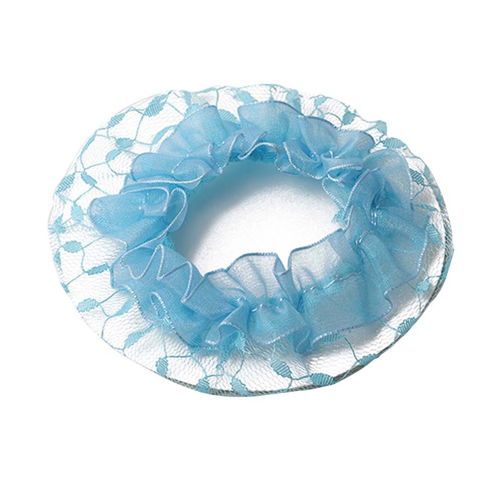 Children Girls Ballet Bun Hair Nets Hair Styling Accessories 10 pieces, BLUE