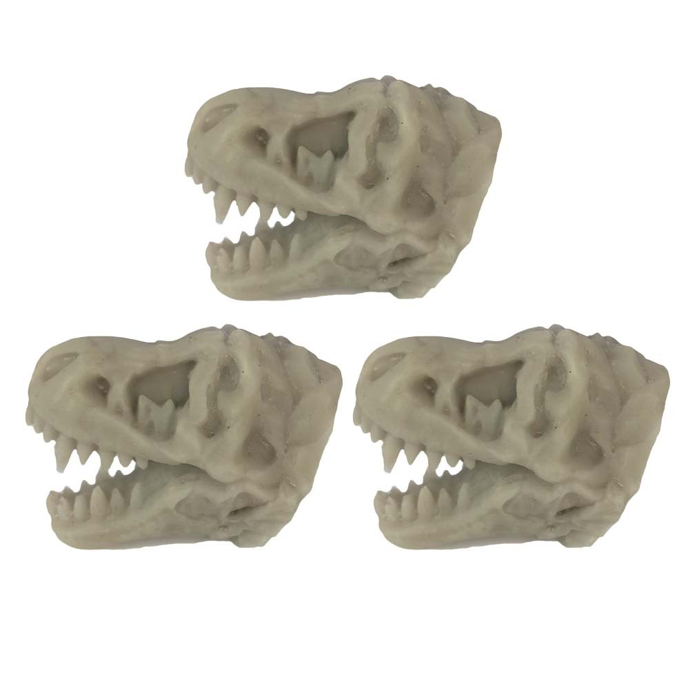 3 Pcs Simulation Dinosaur Fossil Drawer Knobs Tyrannosaurus Dresser Handle Pulls Resin Furniture Hardware