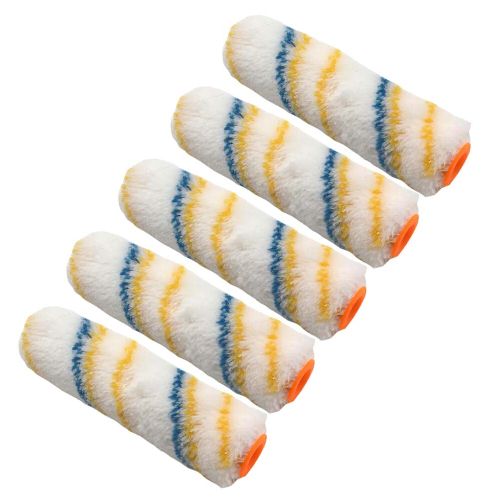 10 Pcs Roller Paint Brush Paint Roller Covers for Home Office Room,6 inches