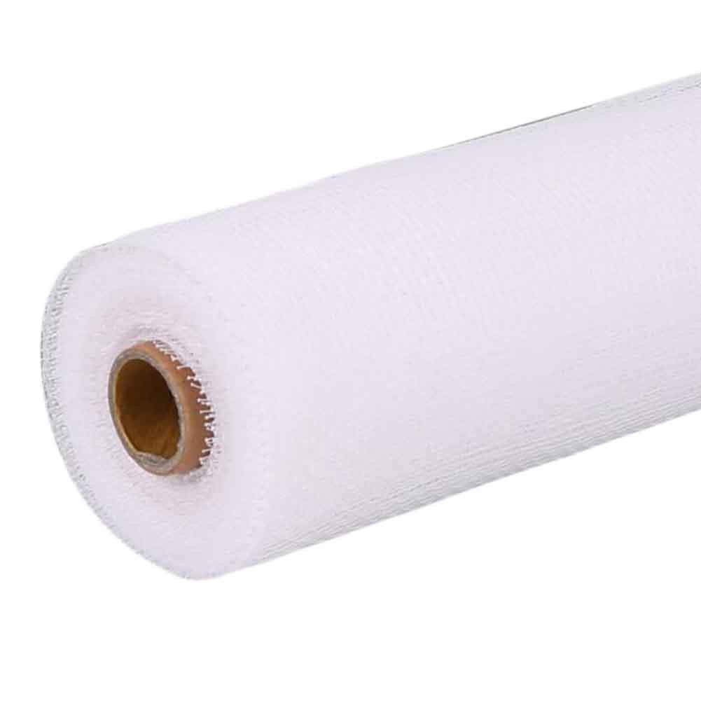 Flower Wrapping Paper Mesh Hard Gauze Bouquet Packing Material DIY Craft Wrapping Supplies, White
