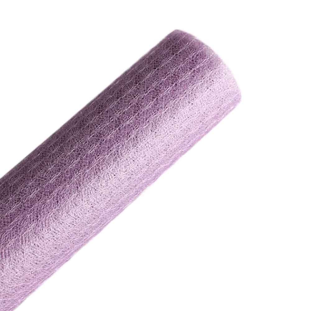 Baby's breath Mesh Flower Wrapping Paper Florist Bouquet Gift Packaging DIY Craft Wrapping Supplies, Lilac