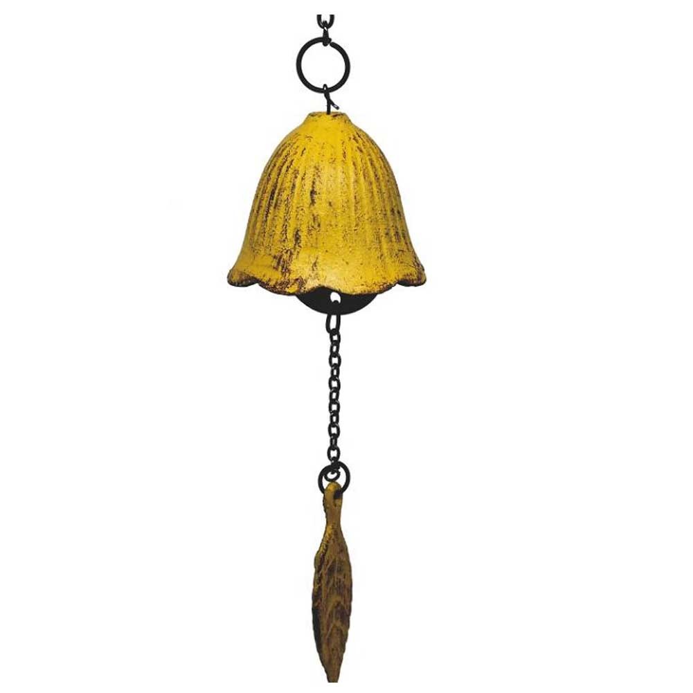 Vintage Wind Chime Cast Iron Door Entrance Bell Metal Wind Chimes for Home Garden Decoration