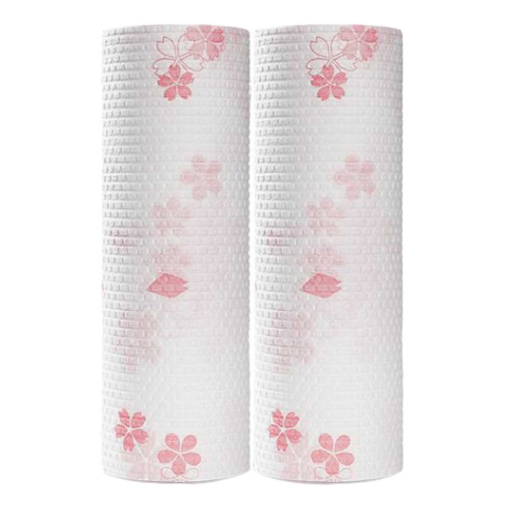 2 Rolls Sakura Kitchen Paper Towels Disposable Dish Washcloth Kitchen Tissue Paper