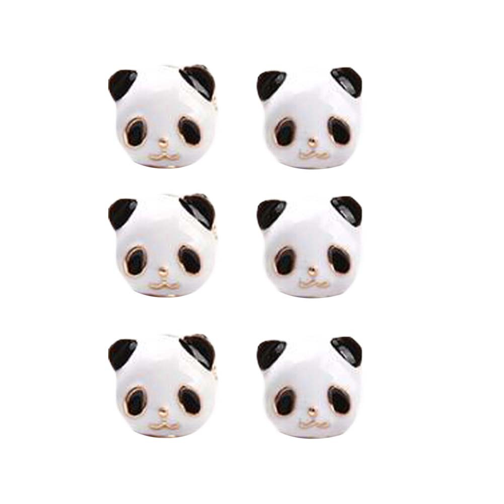 Cute Animal Panda Stud Earrings Women Ear Stud Tiny Earring,3 Pairs