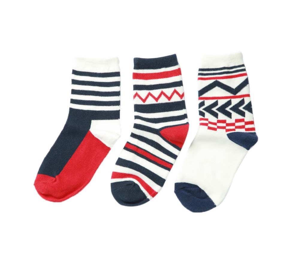 3 Pairs Children Socks For 3-5 Year-old Boys&Girls Thick Short Stockings Kids Cute Crew Socks Warm #6