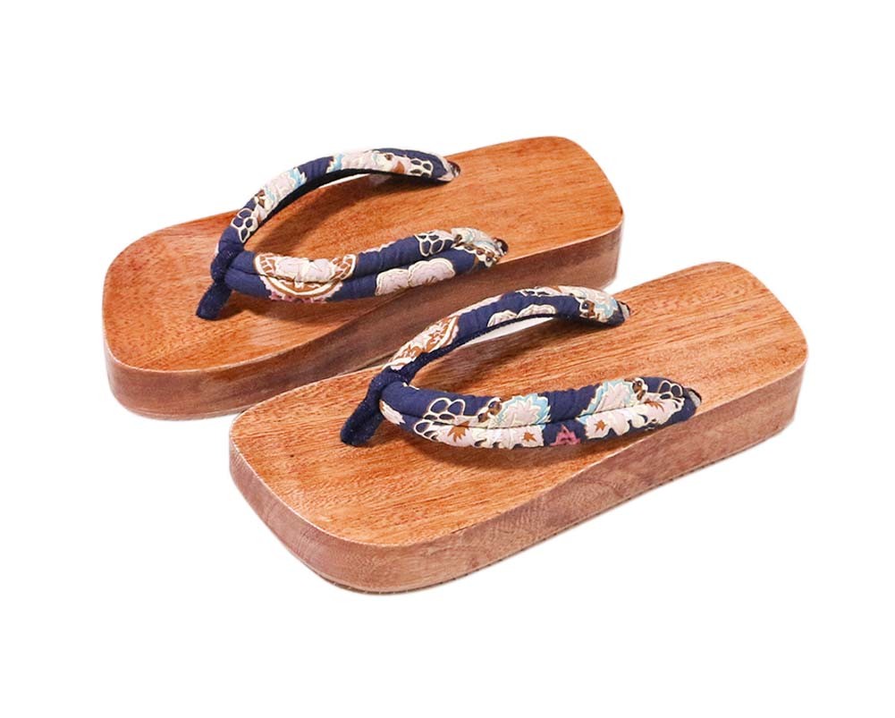 Japanese Style Wooden Clogs Womens Geta Sandals Platform Shoe