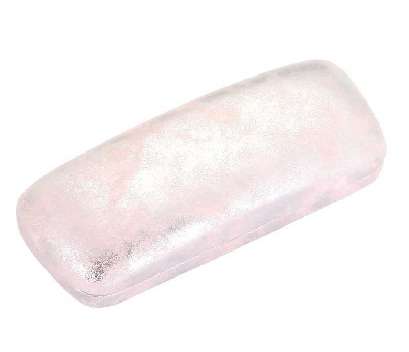 Hard Shell Eyeglasses Case Portable Gradient Color PU Leather Spectacle Case, Pink