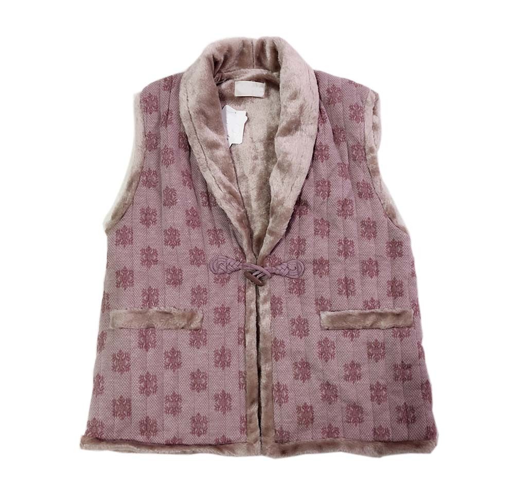 [M Size] Women's Winter Warm Vest Japanese Style Outerware Indoor/Outdoor Waistcoat, #4