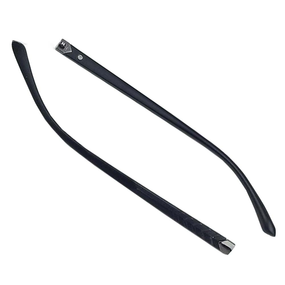 1 Pair Plastic Eyeglass Arms Glasses Replacement Temple Legs, Black