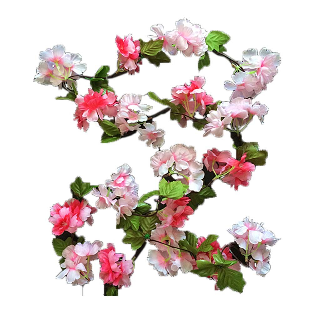 Artificial Flower Vines Fake Flowers Sakura Decoration [Cherry blossoms] A