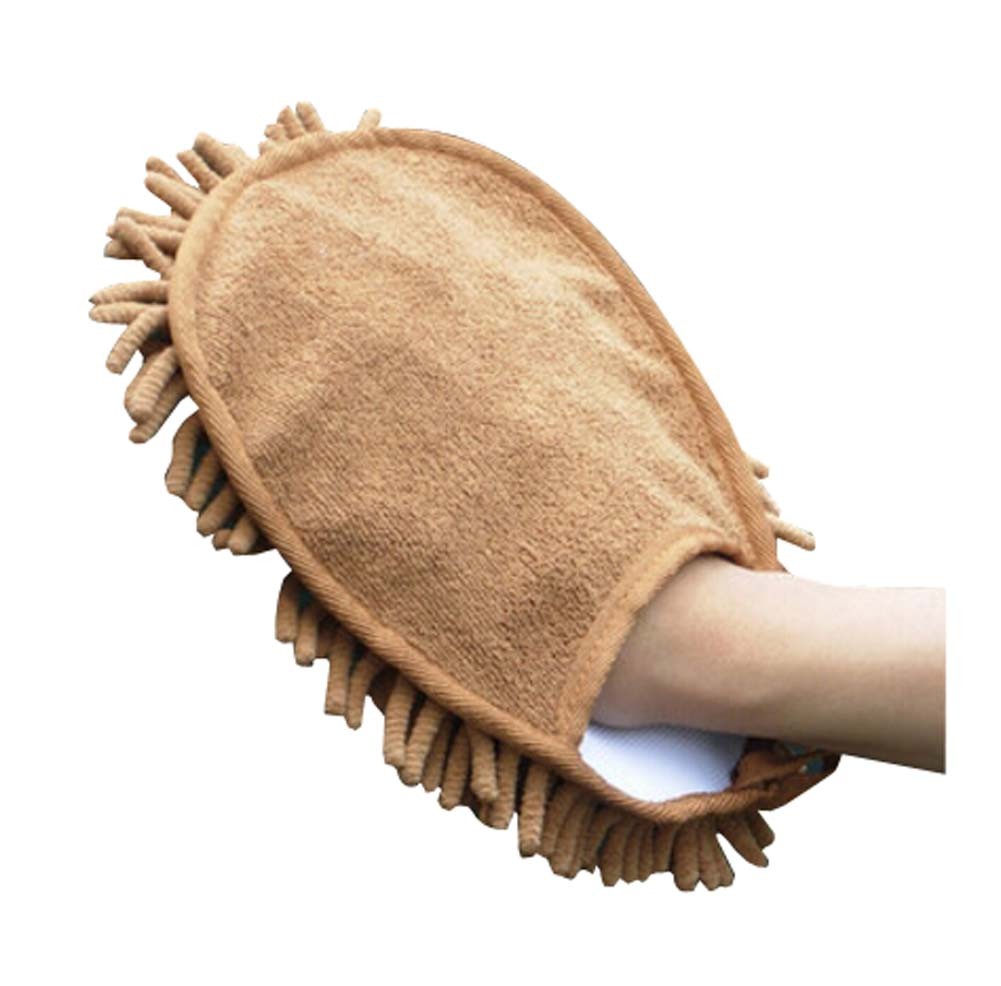 High Quality Microfiber Car Wash Mitts Scratch Free Wash Mitts Set of 2