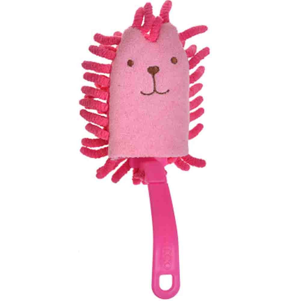 Cartoon Car Duster Brush Multi-purpose Cleaning Brush(Pink Rabbit)